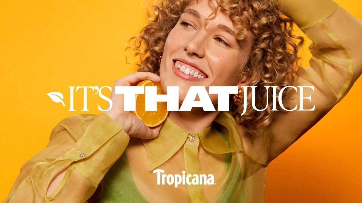 Tropicana unveils new campaign 'It's THAT Juice'