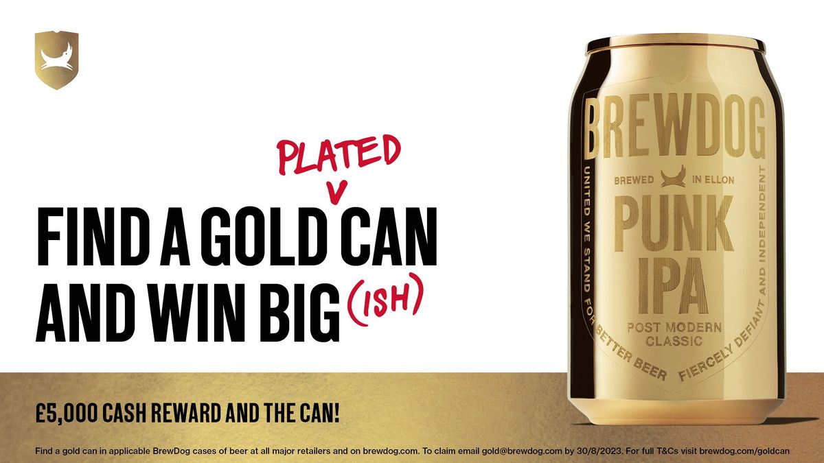 Going for gold: BrewDog announces gold can hunt is back...