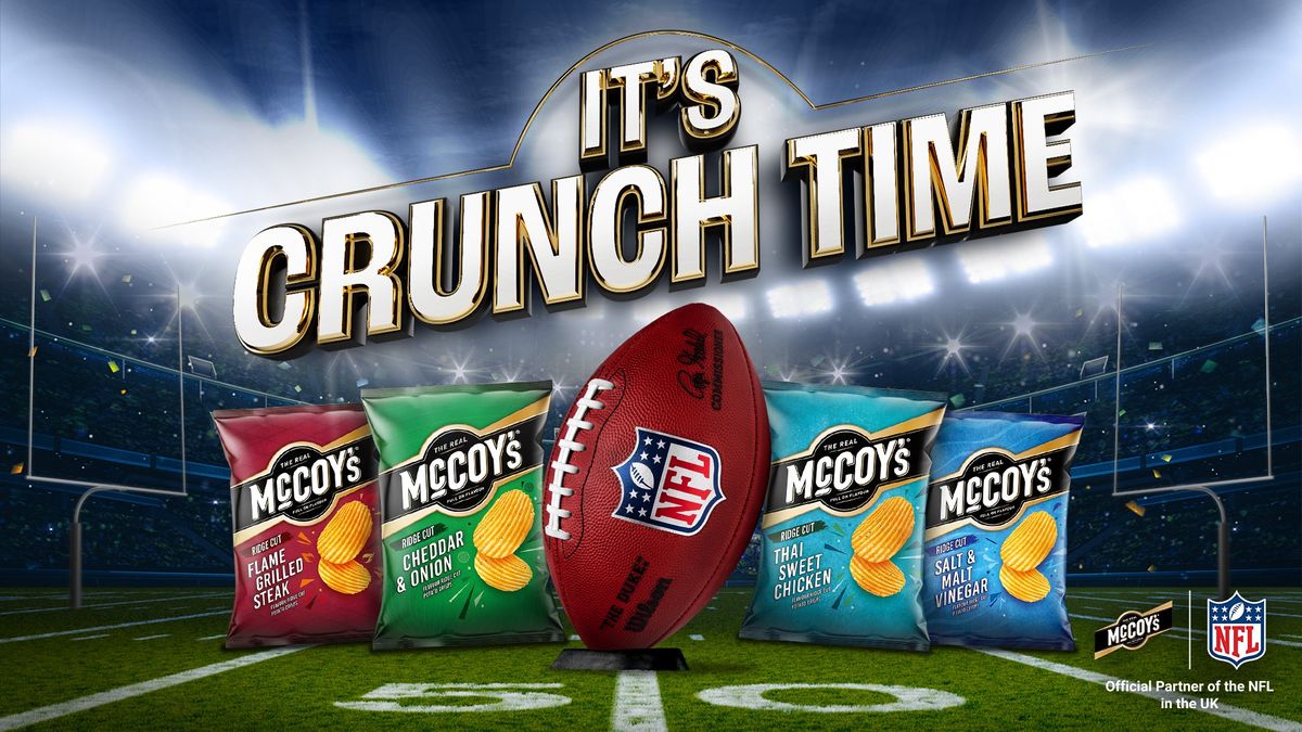 KP Snacks 3-year McCoy’s partnership with NFL UK & Ireland