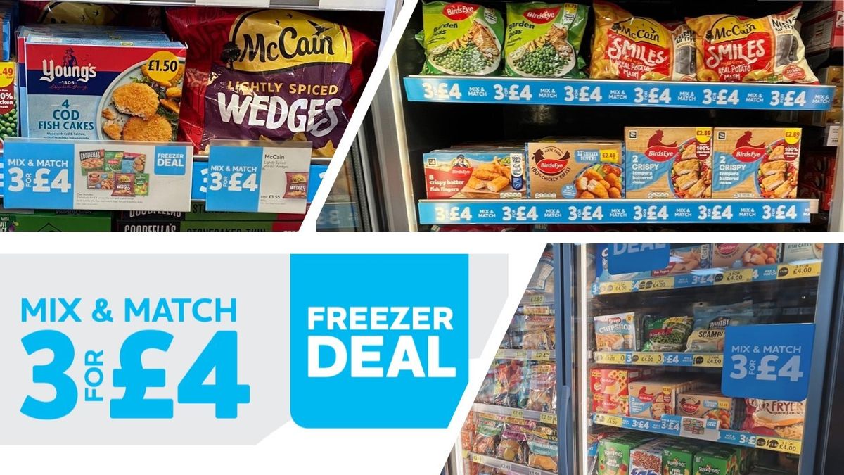 Nisa launches new ‘3-for-£4’ mix-and-match freezer deal