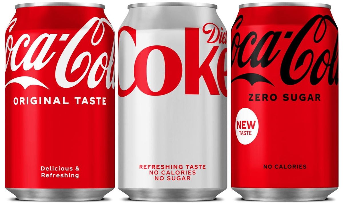 Coca-Cola unveils new look design