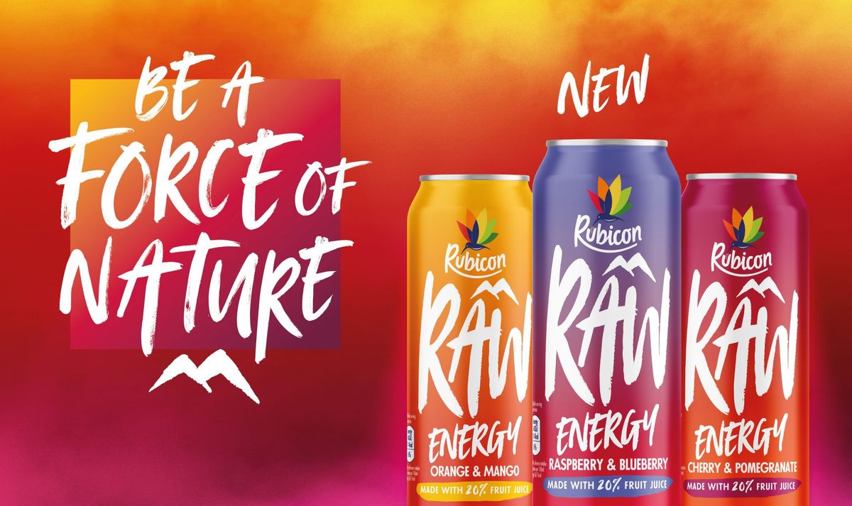 Barr Soft Drinks unleash new Rubicon Raw energy drink