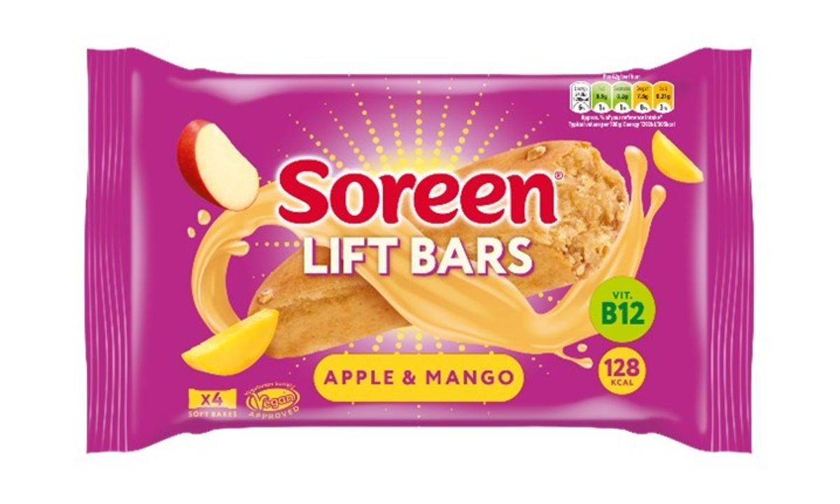 Soreen expands Lift Bar range with new Apple & Mango flavour