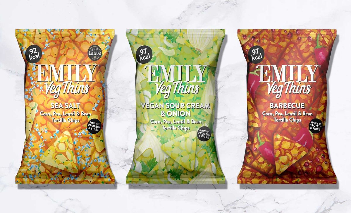 Nurture Brands relaunches HFSS-friendly EMILY Veg Thins.