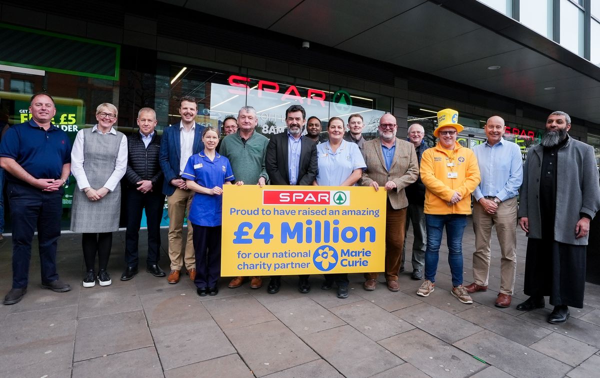 SPAR UK touches £4 million milestone for Marie Curie