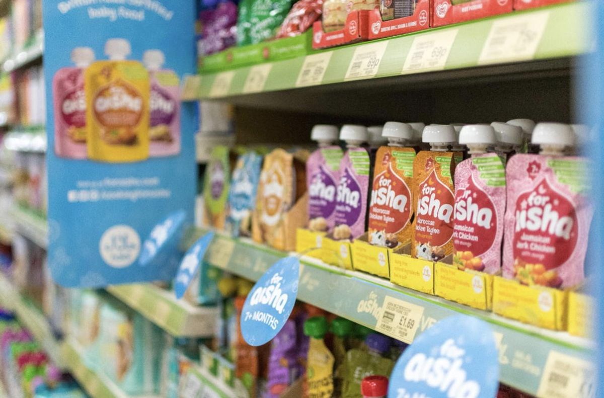 For Aisha baby food launches into independents