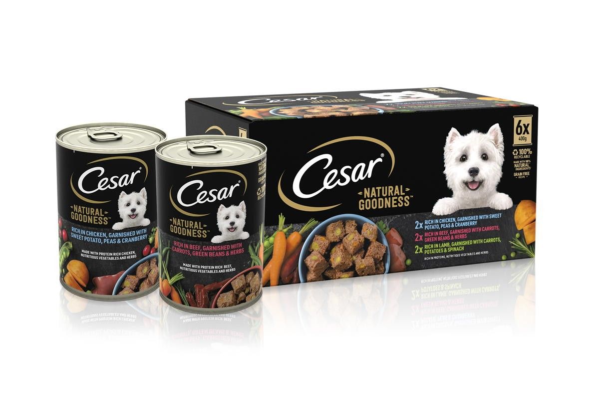 Mars Petcare unveils new 'Natural Goodness' range under Cesar brand