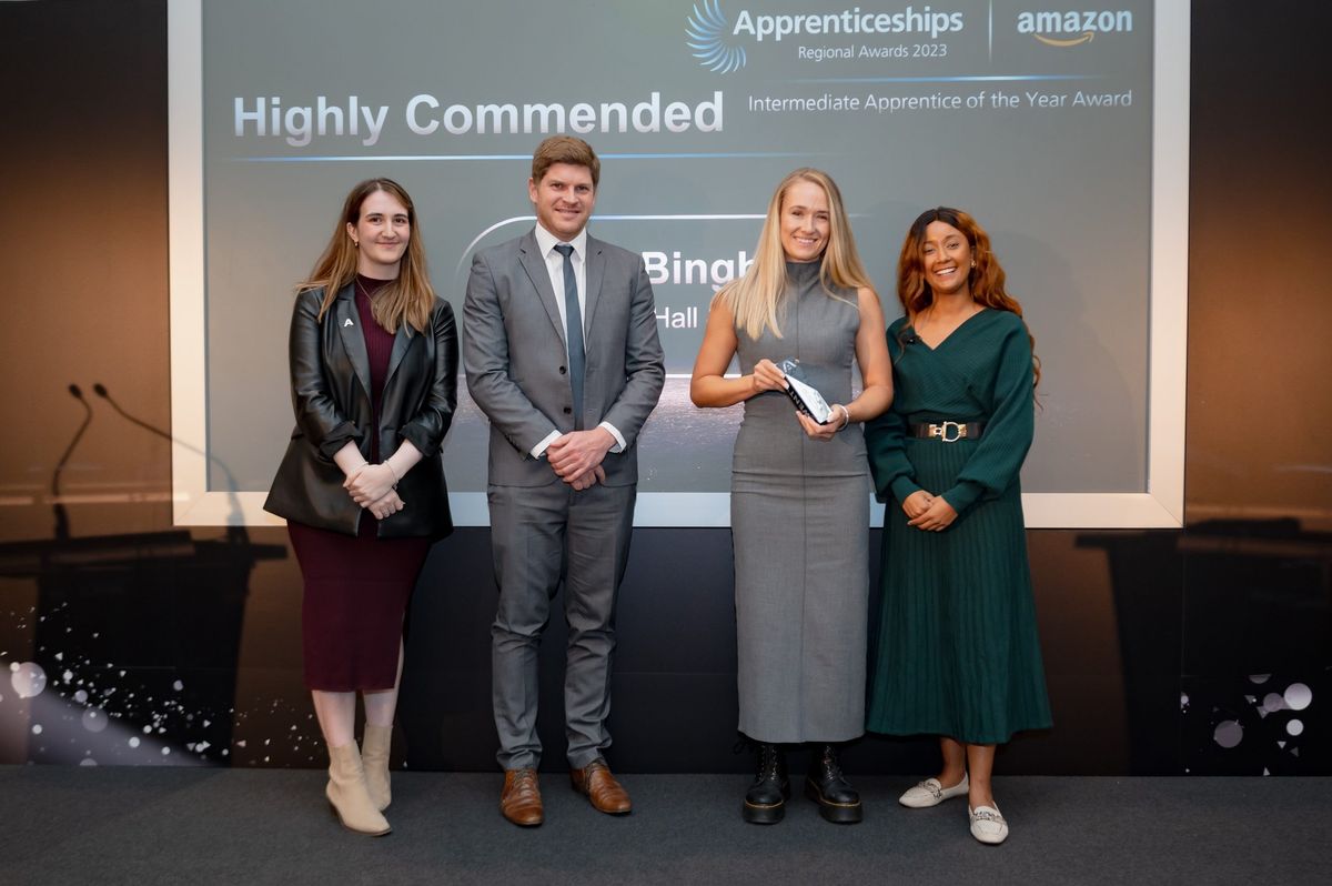 James Hall & Co. recruitment coordinator wins apprenticeship award