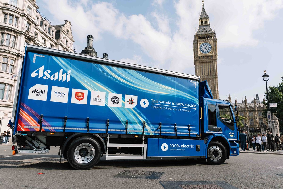 Electric-powered beers on the move across London