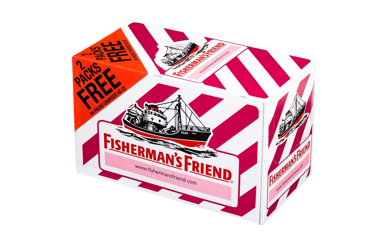 Fisherman's Friend promotional cases now available in cash and carry depots