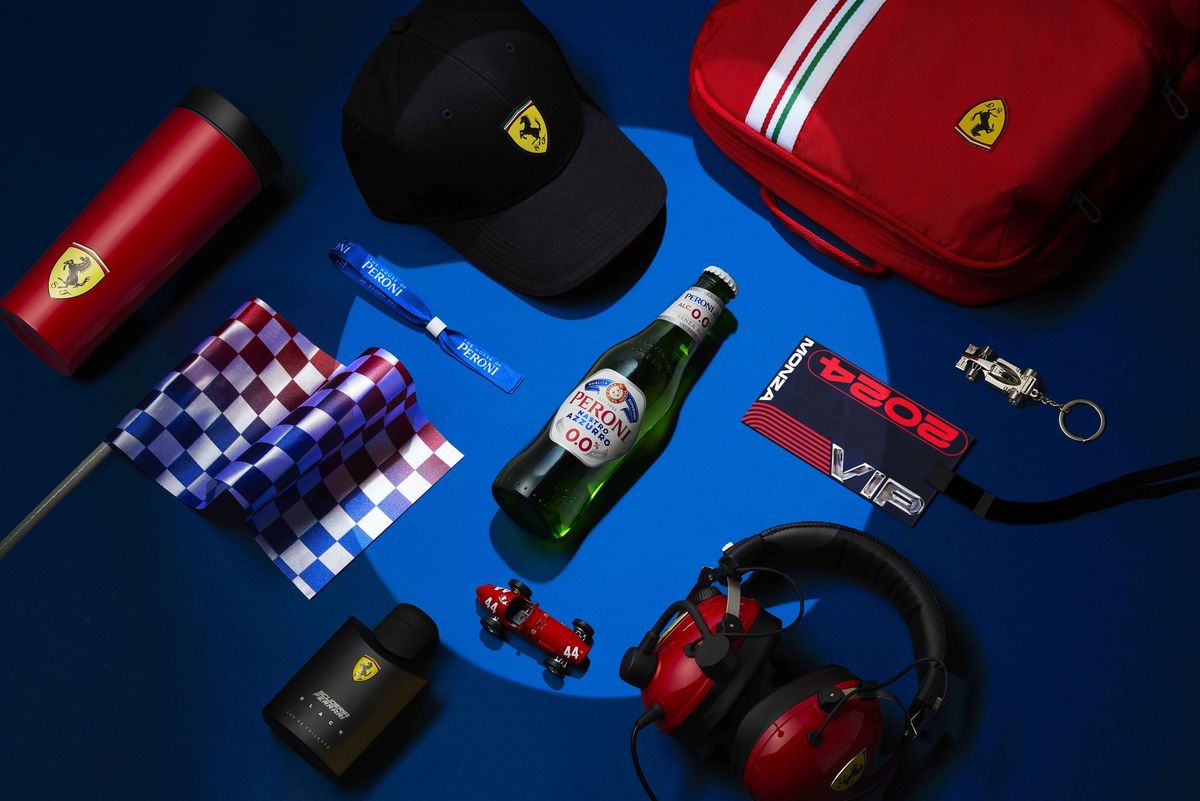 Peroni Nastro Azzurro 0.0% launches partnership with Ferrari