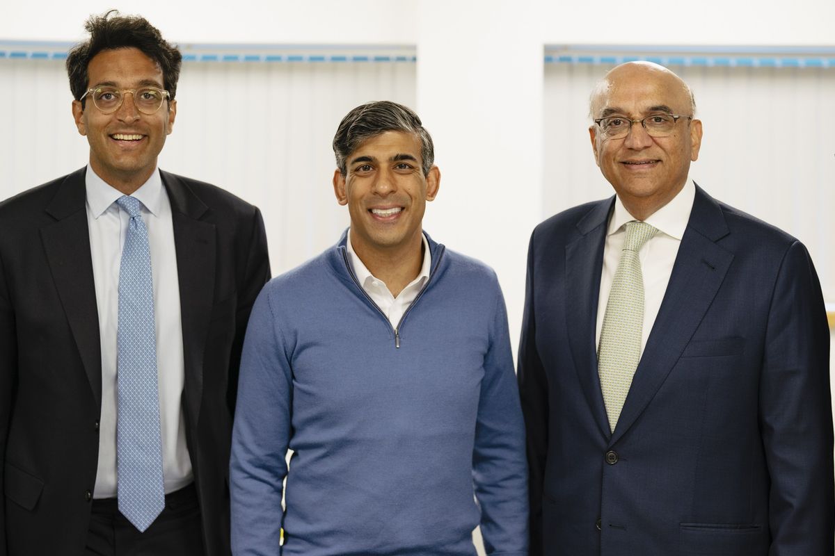 PM Rishi Sunak visits Bestway HSC in Stoke-on-Trent