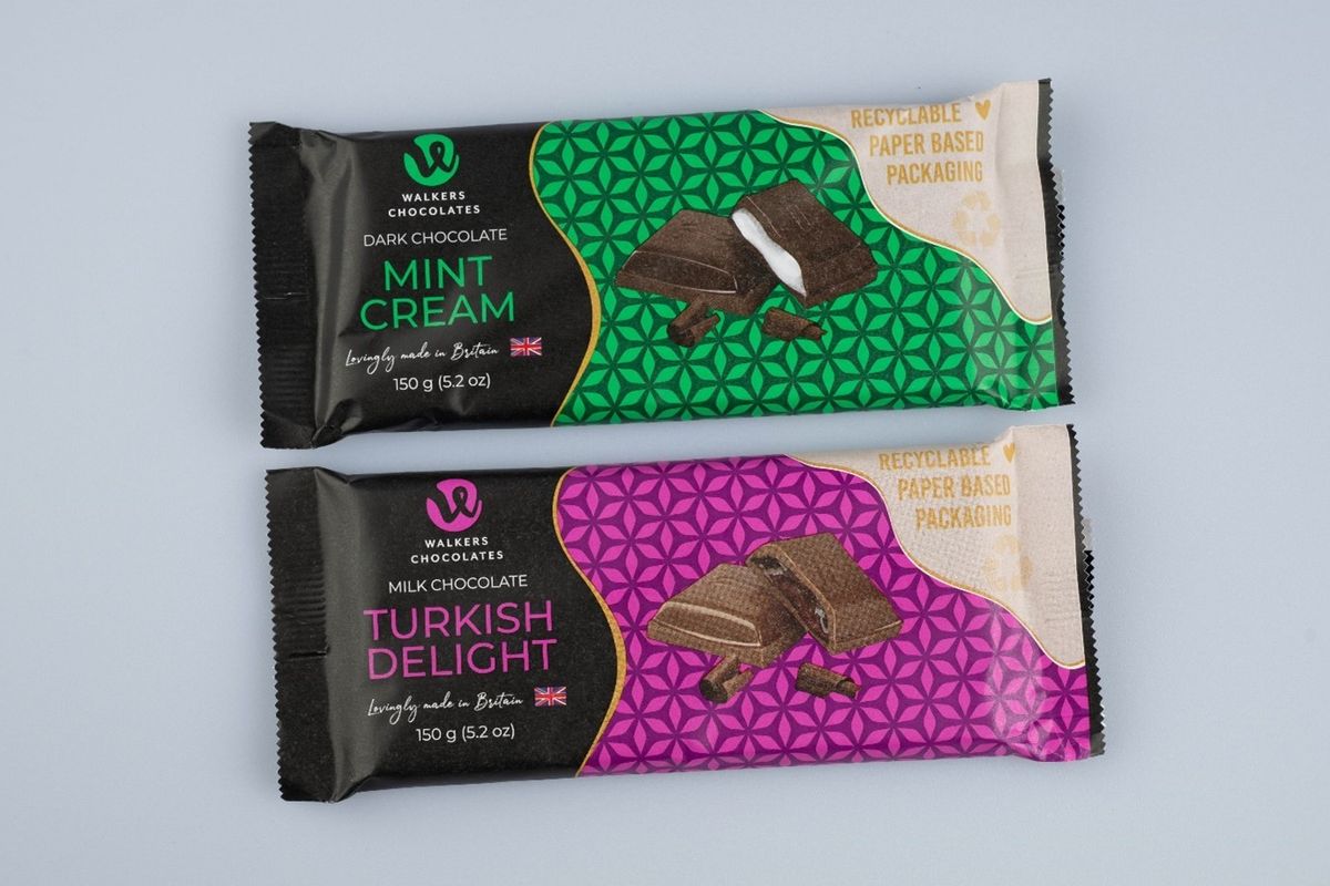 Walkers Chocolates switches to new kerbside recyclable paper wrapper