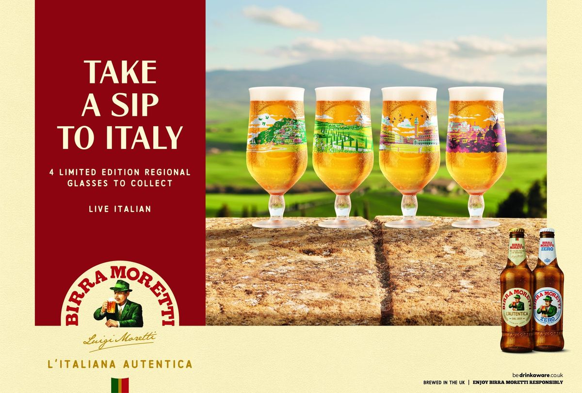 Birra Moretti encourages shoppers to ‘Live Italian’