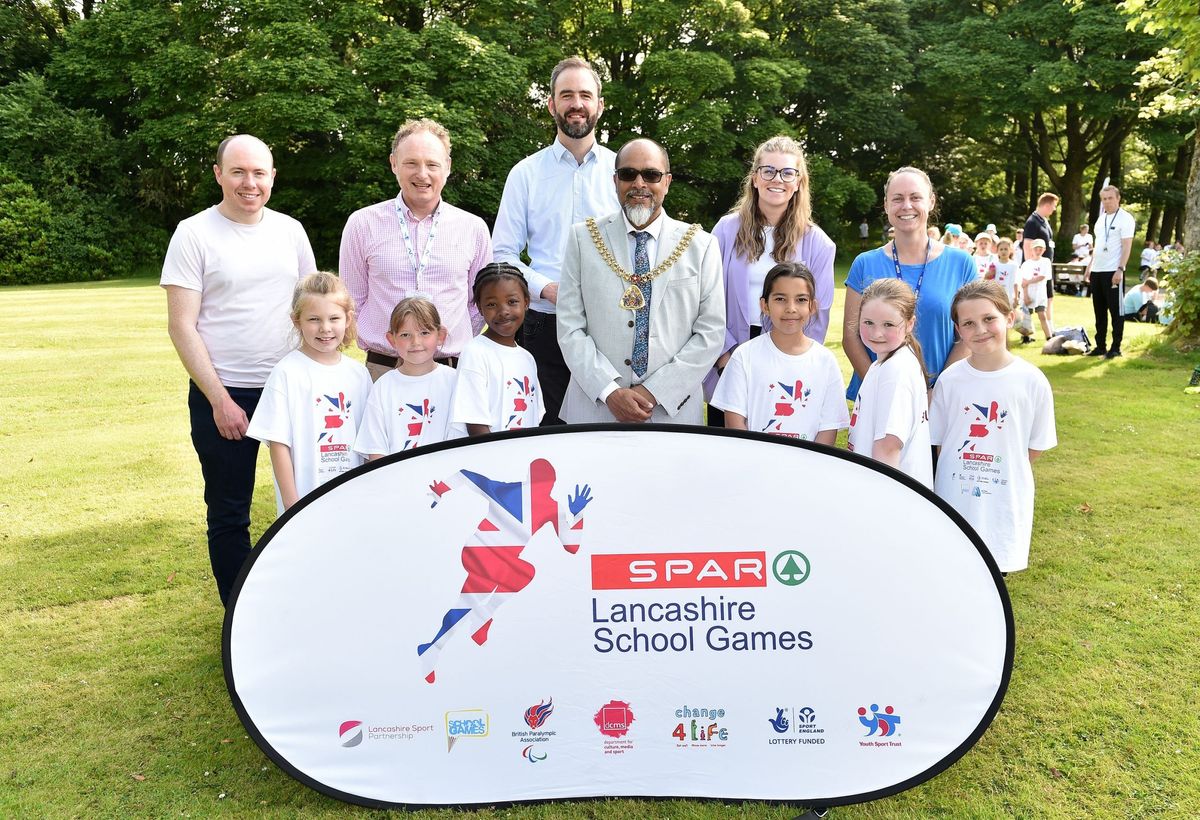 1K kids celebrate SPAR Lancashire School Games finale