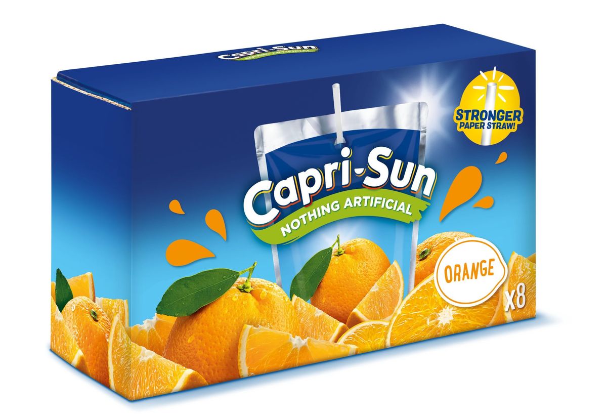 Capri-Sun launches new stronger paper straws