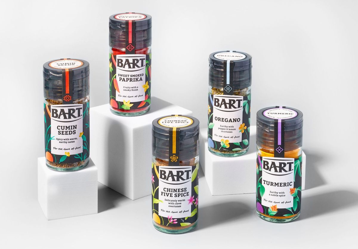 Herbs, spices and ingredients brand Bart unveils brand refresh