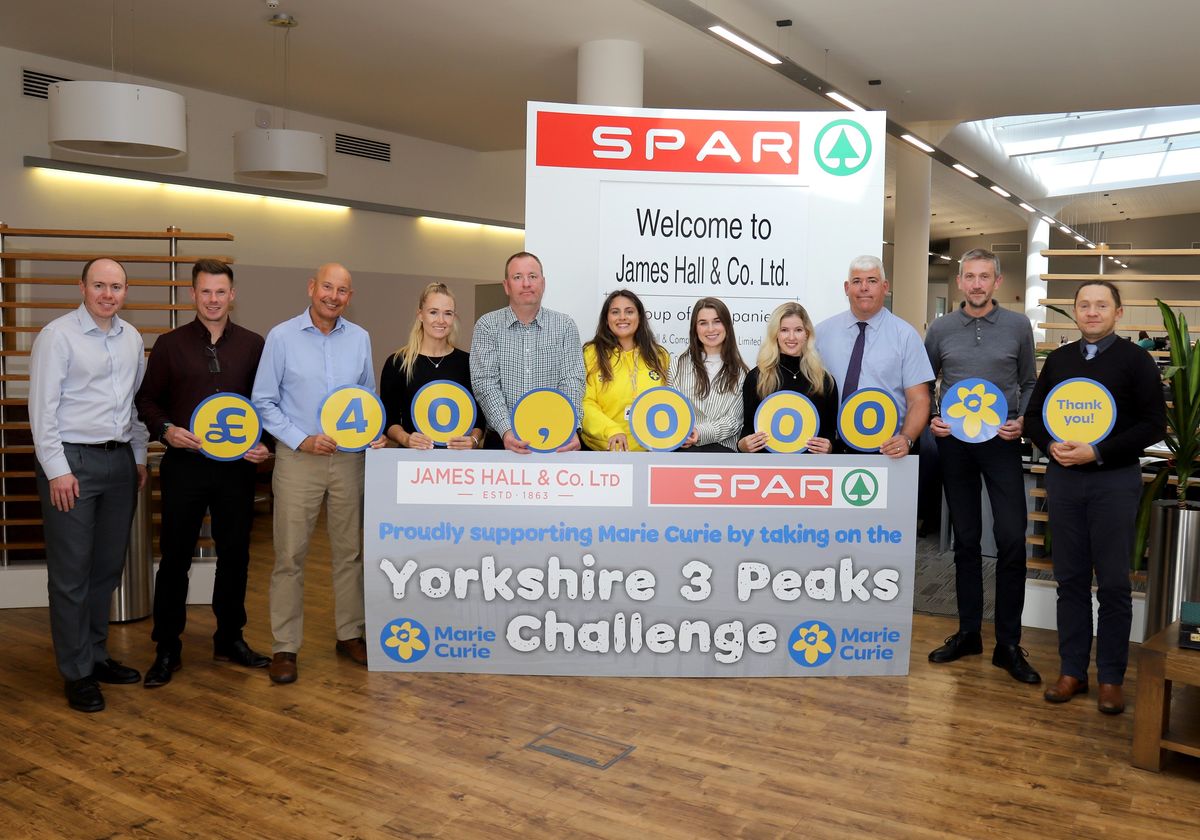 SPAR Northern Guild charity challenge raises £40,000 for Marie Curie