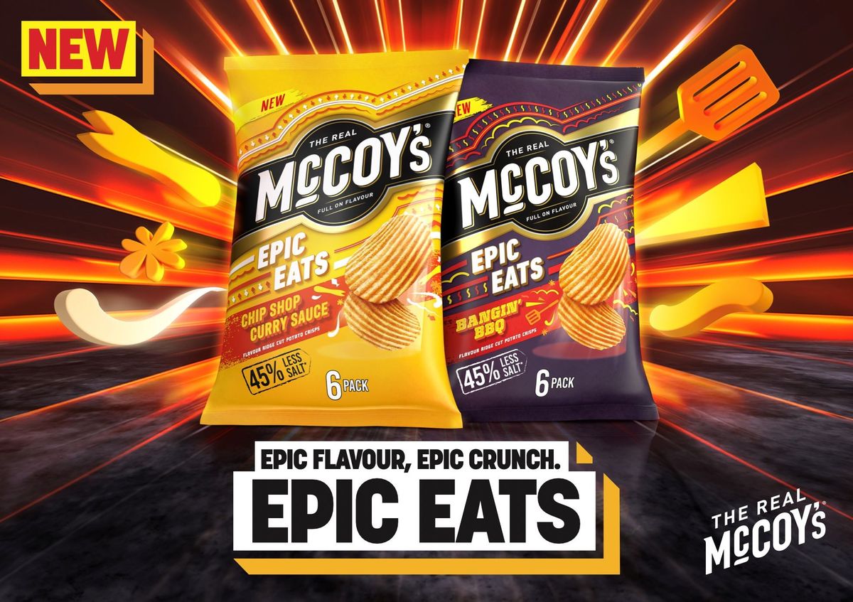 KP Snacks launches ‘epic’ McCoy’s £1m media campaign