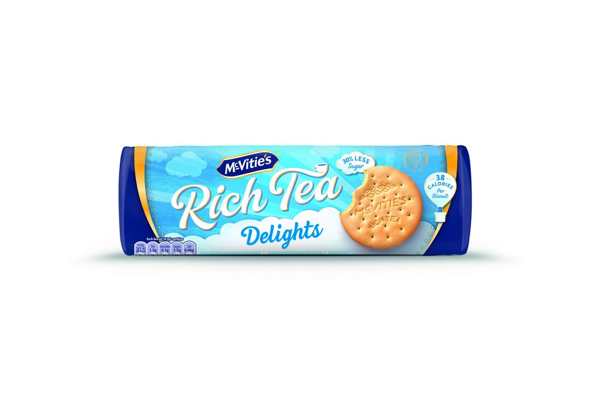 McVitie’s expands portfolio with lighter version of Rich Tea