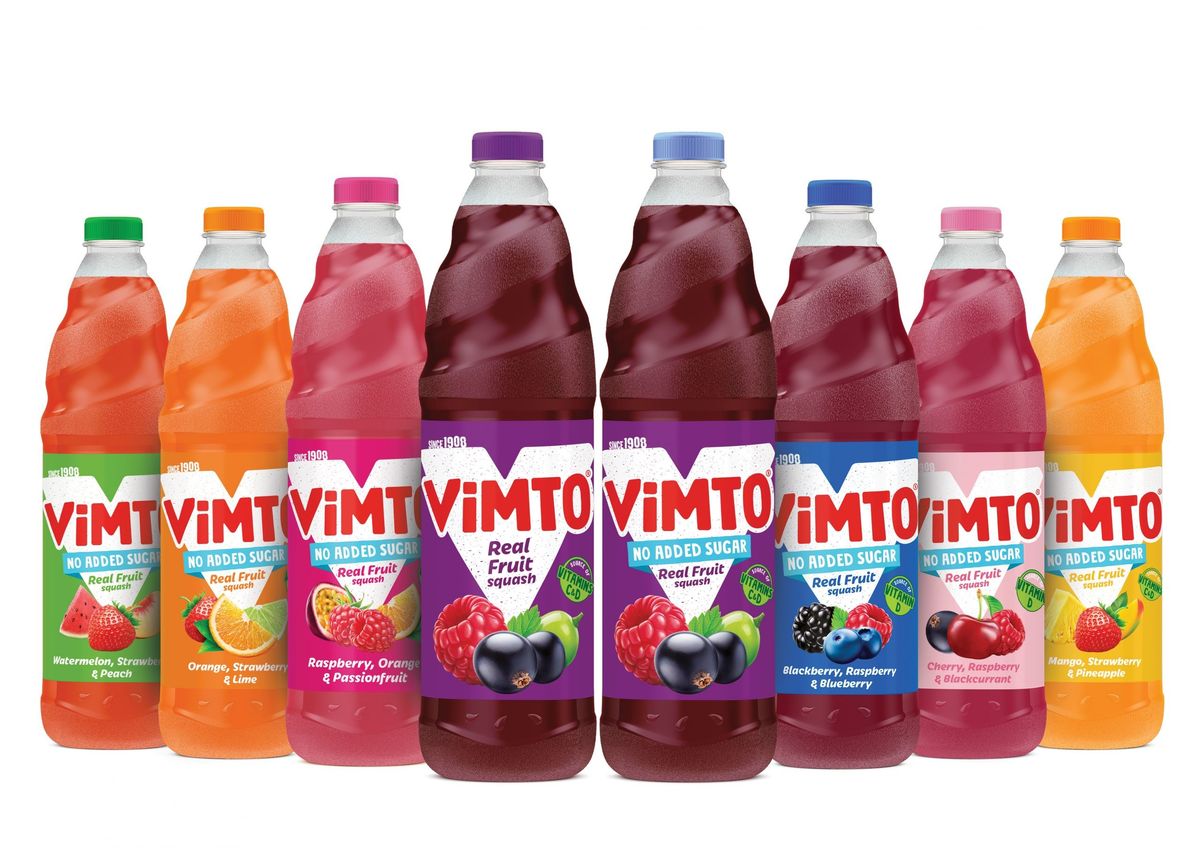 Nichols plc launches new bottle for best-selling Vimto