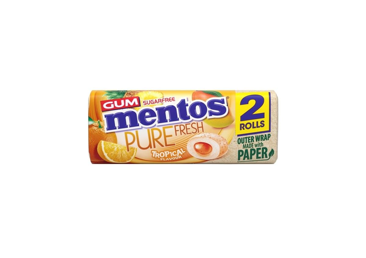 Mentos launches Duo Packs with recyclable outer wrapper