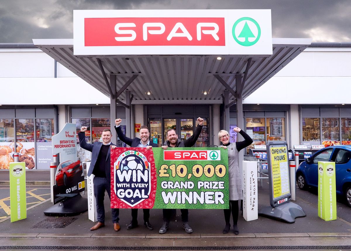 Spar's Win With Every Goal nets customer £10k Christmas cash