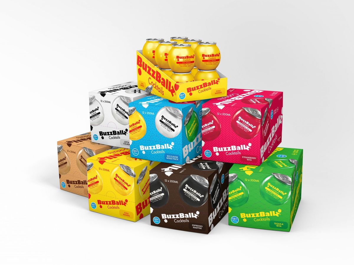 BuzzBallz Cocktails rolls out shelf-ready 12 packs