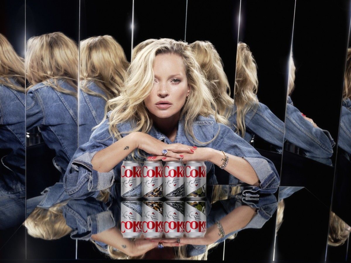 Diet Coke reveals new can designs in Kate Moss’ first campaign as creative director