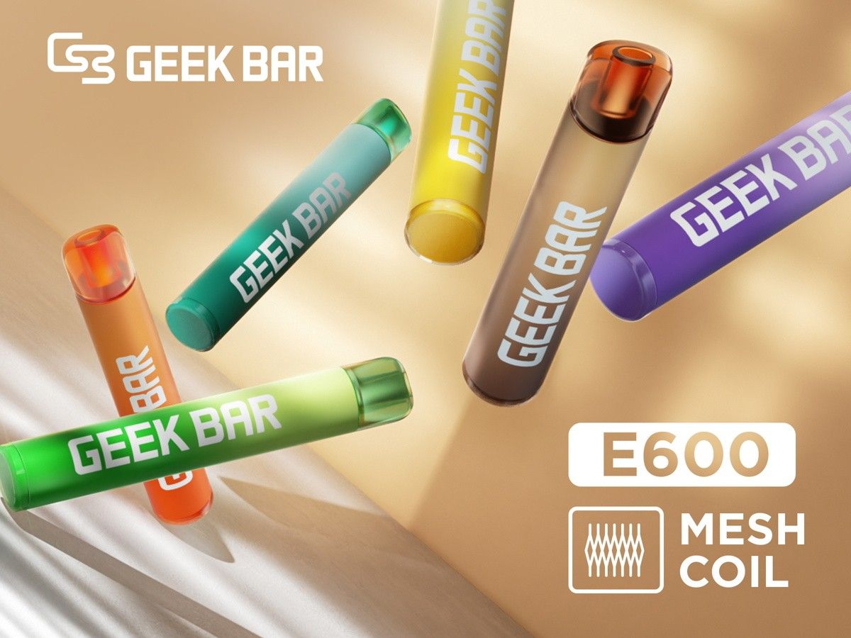 Geek Bar unveils revamped E600 range