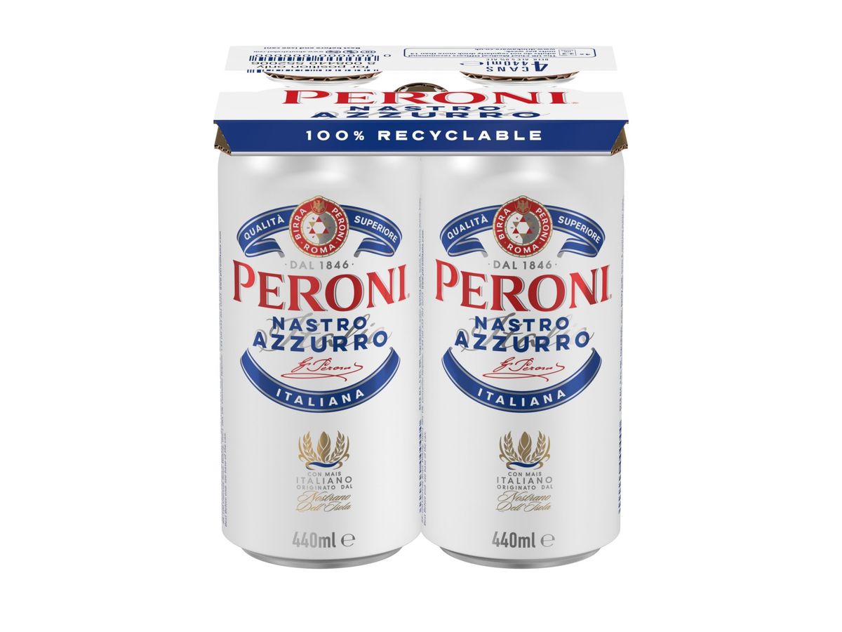 Peroni Nastro Azzurro new 440ml multipack