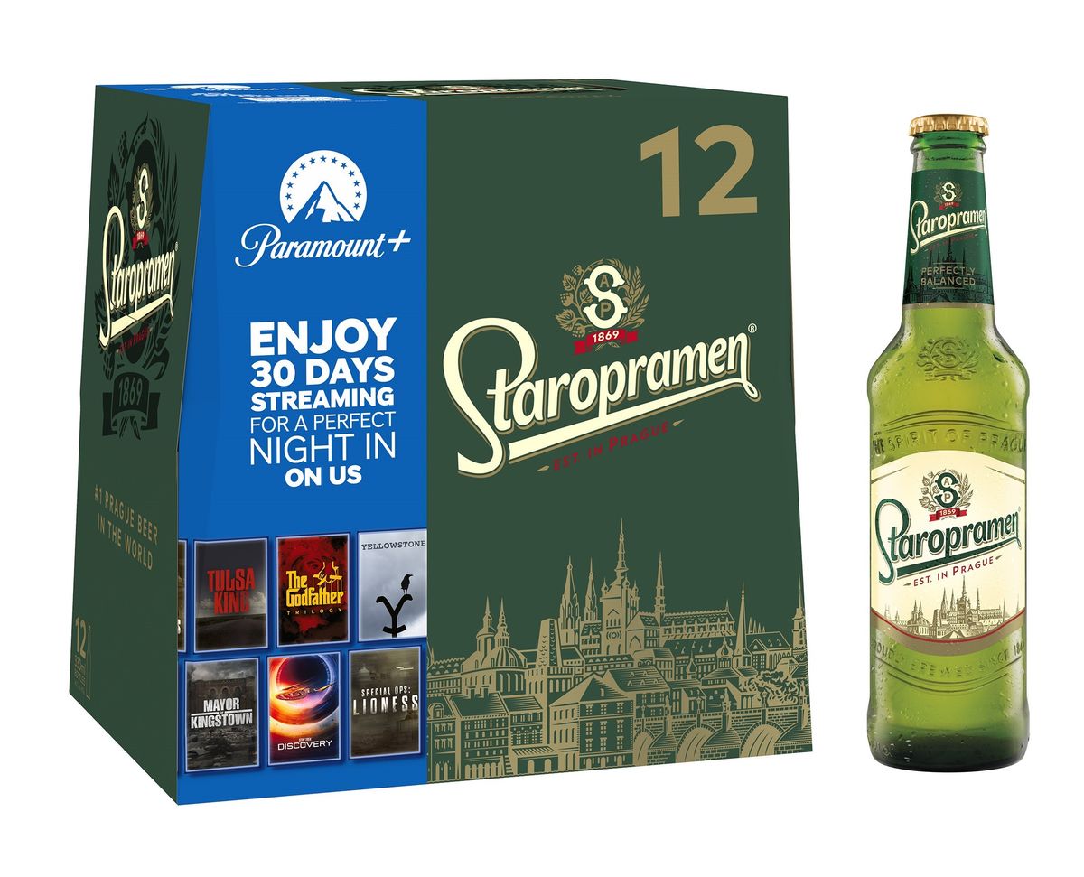 Staropramen partners with Paramount+ to offer free 30-day subscription