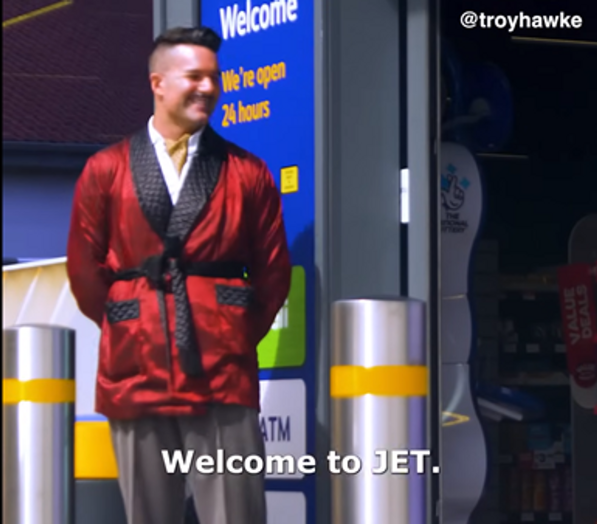 Catterick forecourt goes viral after Troy Hawke visit