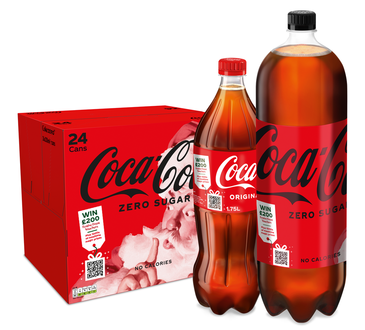 Coca-Cola brings cheer to festive feasts with Christmas on-pack promotion