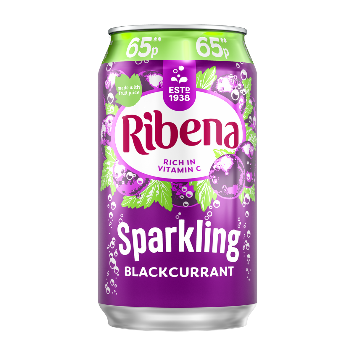 Ribena adds New Year sparkle with single can format