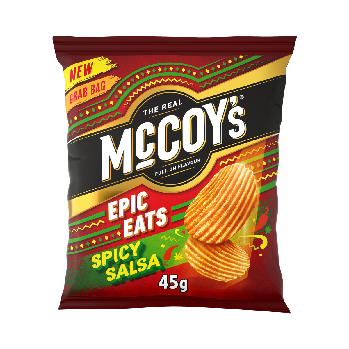 New McCoy's launch: Epic Eats available in Nacho Cheese and Spicy Salsa