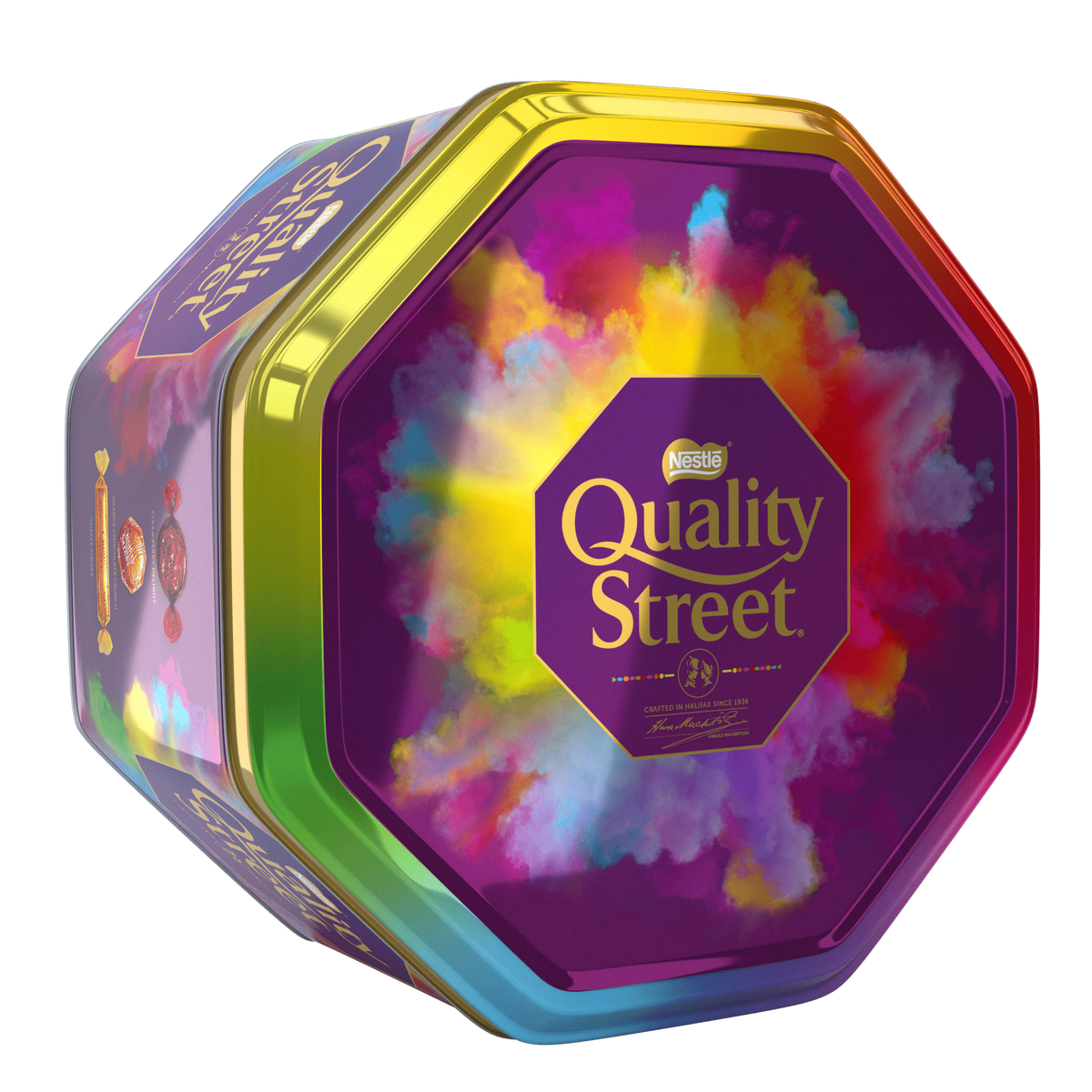 Nestle trials paper tubs for Quality Street