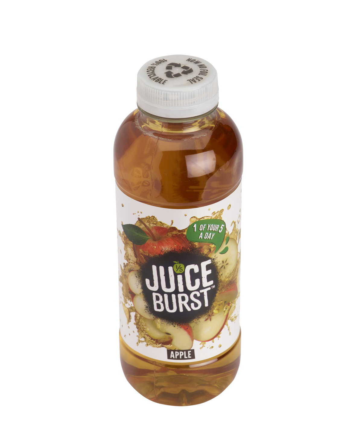 Juice Burst bottles get attached caps