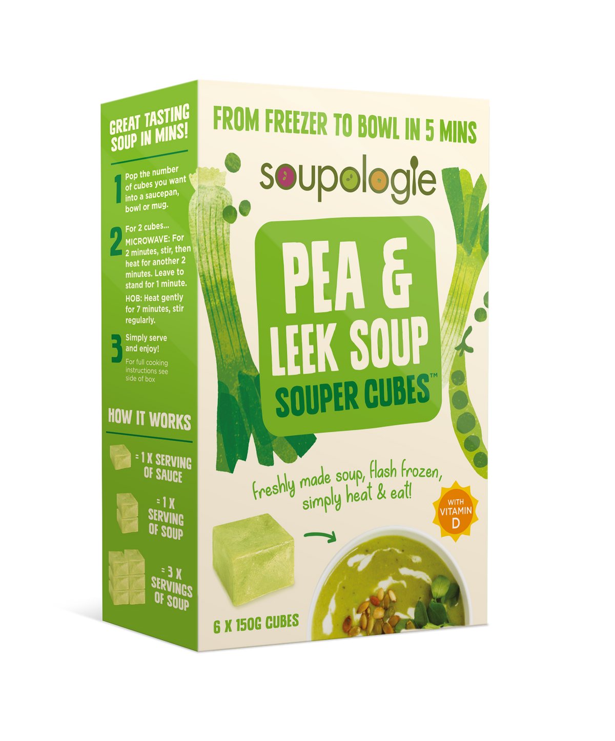 Soupologie’s eco-friendly, frozen soup cubes now available from wholesalers