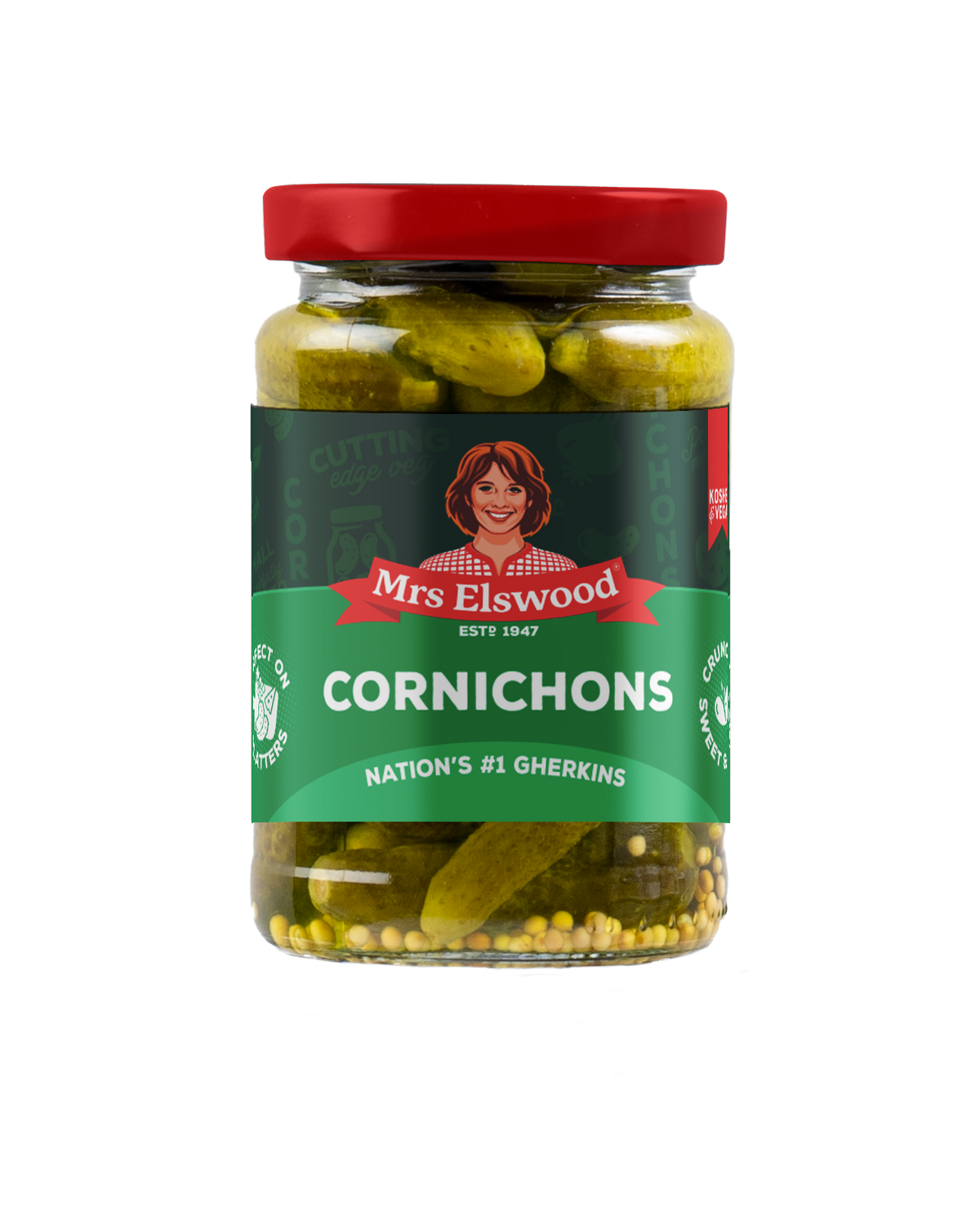 Mrs Elswood pickles launches cornichon duo