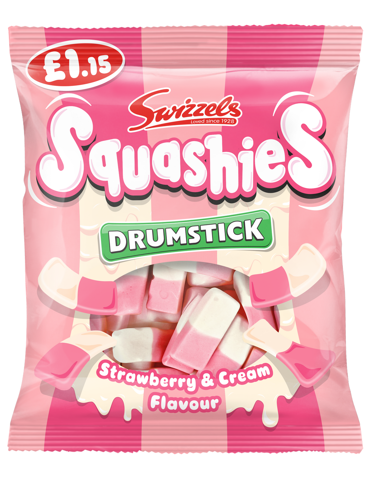 Swizzels Squashies Strawberry & Cream now available