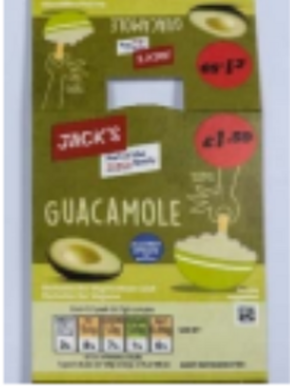 Booker recalls Jack’s Guacamole because of undeclared allergen