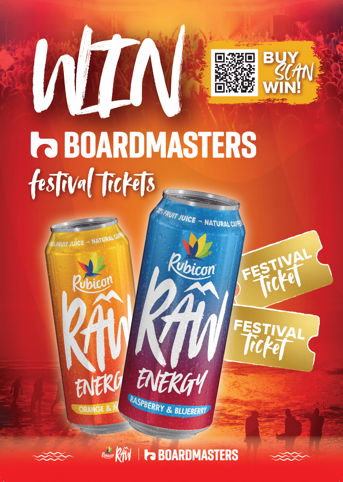 Rubicon Raw launches Boardmasters on-pack promo