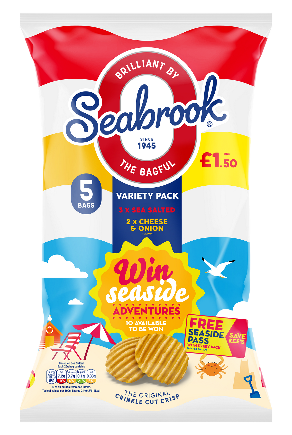 Seabrook unveils on-pack promo offering ‘seaside adventures’