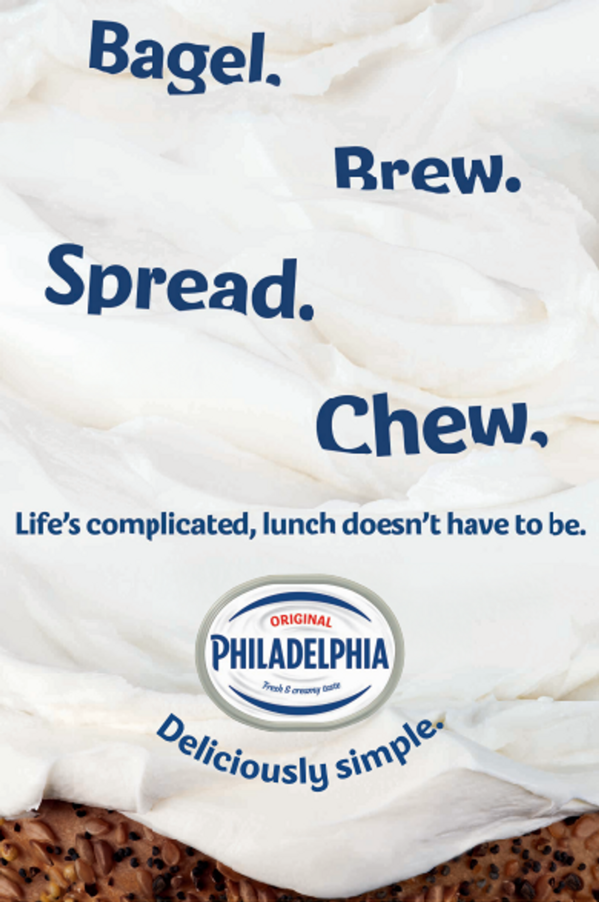 Pleasure in simplicity for Philadelphia campaign