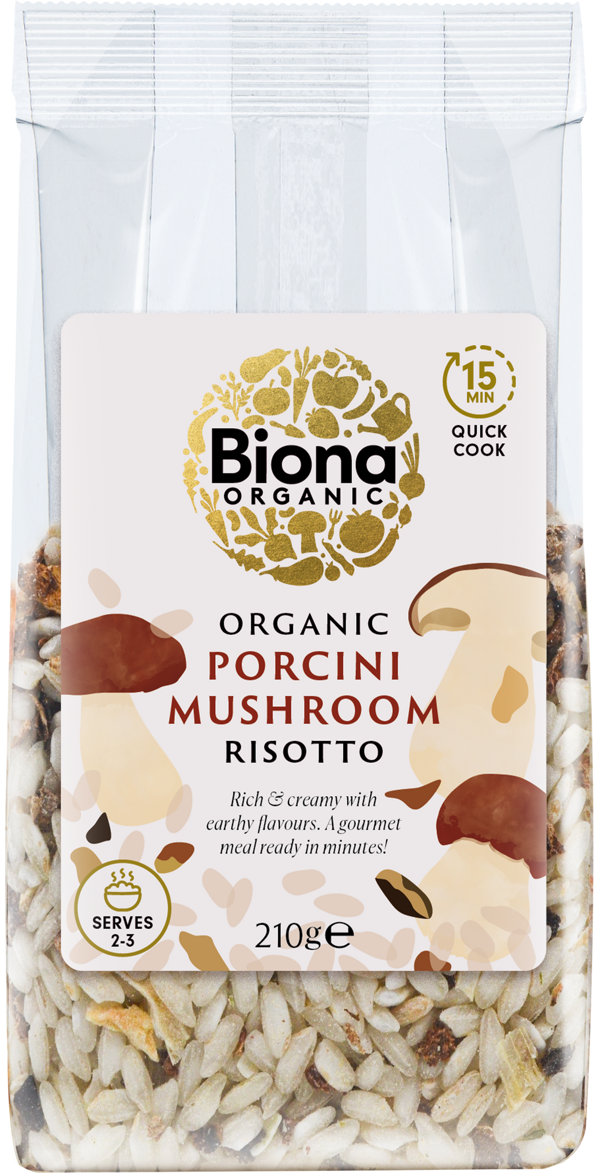 Two new flavoured organic risottos from Biona