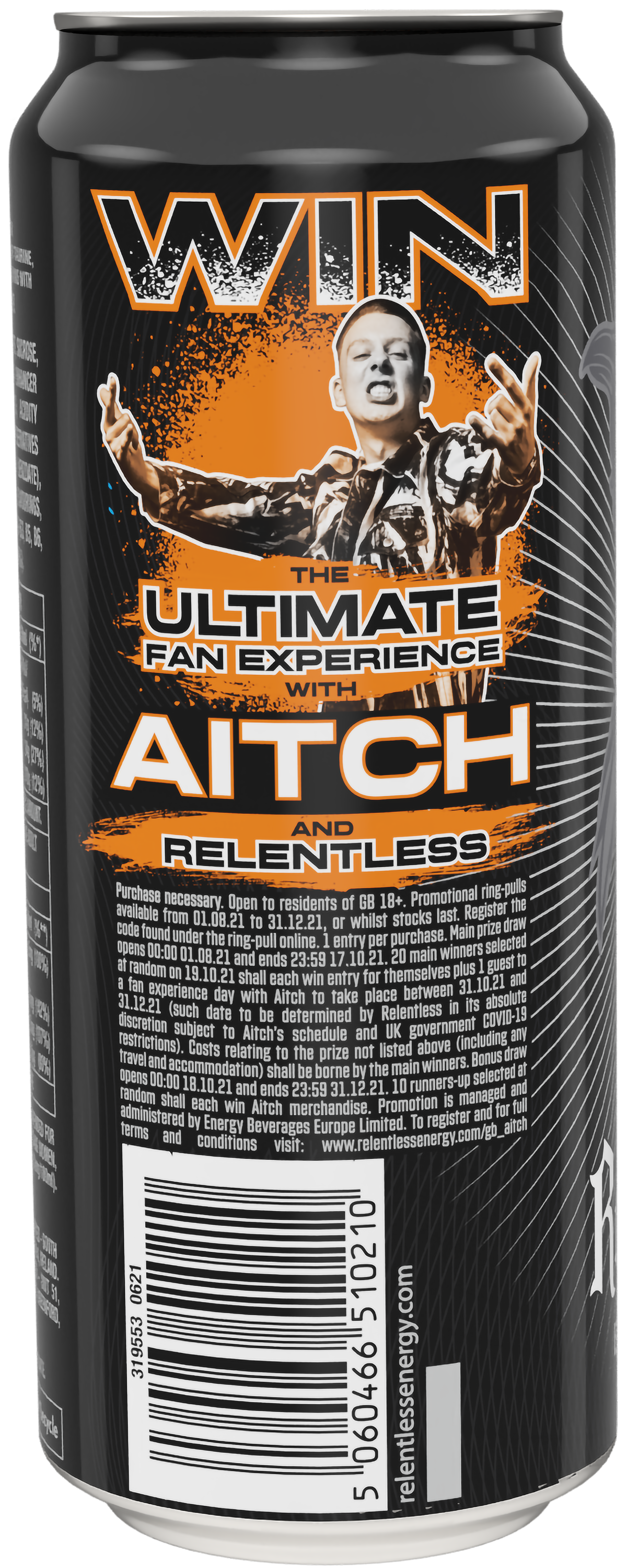 Relentless launches latest on-pack promotion with rapper Aitch