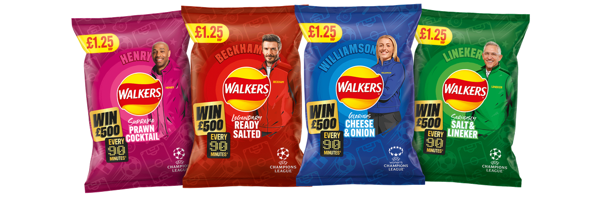 Walkers celebrates summer of football with new packs, on-pack promo and competition