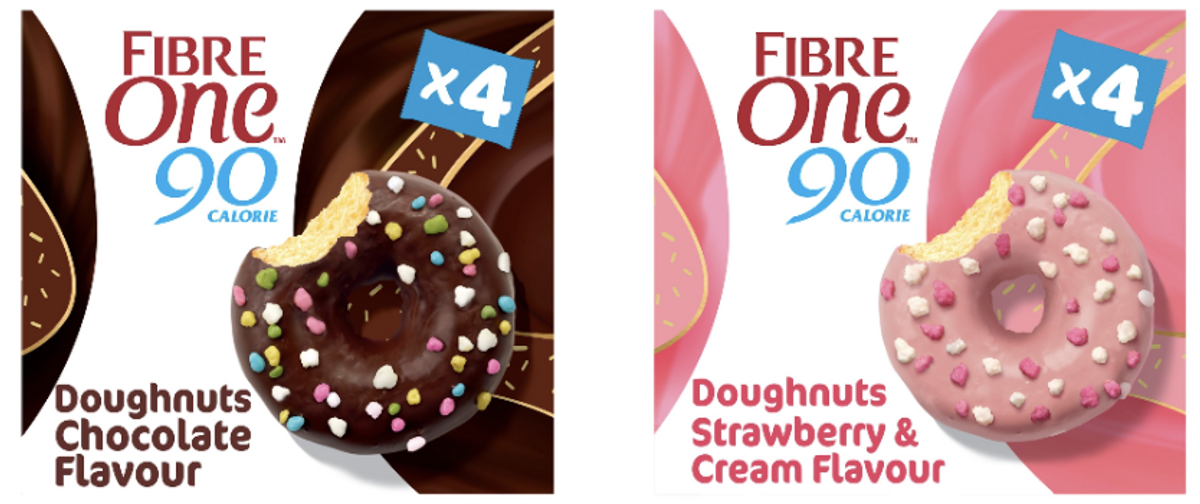 Fibre One 90 Calorie shakes up sweet snacking with permissible doughnuts