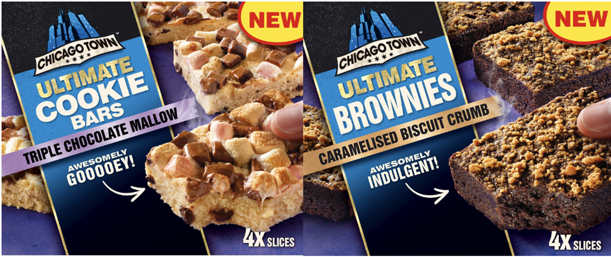 Chicago Town completes Big Pizza Night In with new Cookie Bars and Brownies